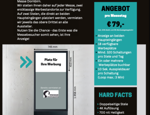 Wir sind Vertragspartner der Messe Dornbirn!